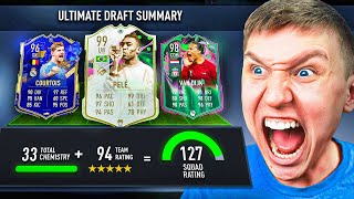 WORLDS FIRST 127 RATED FUT DRAFT  FIFA 23 [upl. by Leuamme]