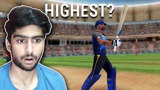 WCC3 My HIGHEST score in the Match IPL 2021 in World Cricket Championship 3 [upl. by Burnard679]