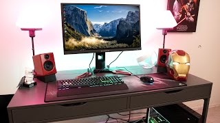 My Ultimate Gaming Desk  Setup Tour [upl. by Damour]