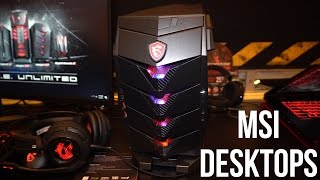 MSI Gaming Desktops Overview  CES 2017 [upl. by Dickenson68]