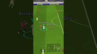 Goalll Bernardo Silva pes fifa football bernardosilva shorts gaming soccer futbol fcb [upl. by Je]