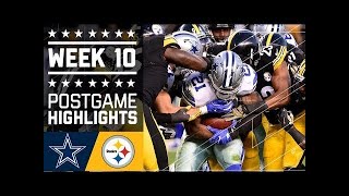 Cowboys vs Steelers  NFL Week 10 Game Highlights [upl. by Anul]