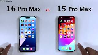 iPhone 16 Pro Max vs 15 Pro Max  Speed Performance Test [upl. by Jacklyn]