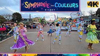 PARADE A Million Splashes of Colour  DISNEYLAND PARIS 2024 Full Show 4K [upl. by Otrebile]