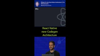 What is Codegen in new react native architecture reactnative javascript [upl. by Peedus162]