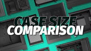 Case Sizes Comparison  MicroATX amp MiniITX Edition [upl. by Ahsiekar799]