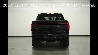 2022 Ford F150 Lightning Lariat AWD 4D Crew Cab VIN 1FTVW1EL0NWG06285 Stock R7451 [upl. by Einned]