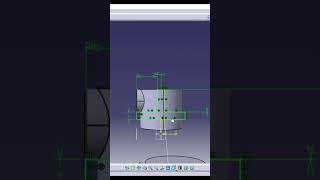 Practice design 3 in catia v5 3dmodel 3dmodeling engineering catiav5tutorial catiav5 shorts [upl. by Ozne215]