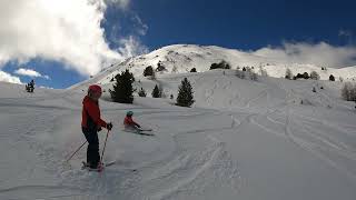 Powder Day Bliss OffPiste Adventure in Vercorins Stunning Landscape [upl. by Frear]