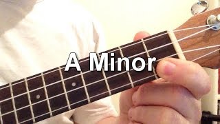 How to play A Minor chord on the ukulele [upl. by Crissy]