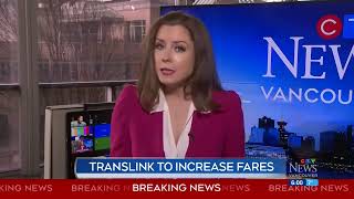 TransLink to increase fares despite bailout [upl. by Llenod335]