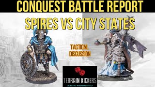 2k Point Spires vs City States Tactical Battle Report [upl. by Nimzzaj]