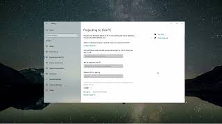 How To Enable or Disable Projecting to This PC in Windows 10 2024  Easy Fix [upl. by Drawyeh]