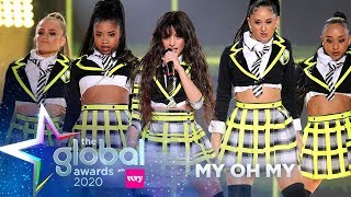 Camila Cabello  My Oh My Live at The Global Awards 2020  Capital [upl. by Frida]