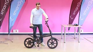 Plegado de la bicicleta eléctrica smartGyro Ebike [upl. by Leimaj]