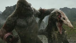 Kong vs Skull Crawler  Kong Skull Island 2017  Warner Bros [upl. by Eeruhs]