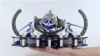 It’s Complicated  3D Printed TripleAxis Tourbillon Mechanical Clock [upl. by Corabel]