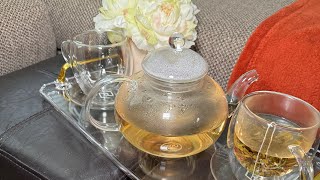 Borosilicate Glass Teapot Review  SLONMALL Cn GLASS vlogs home glass [upl. by Rhianna]