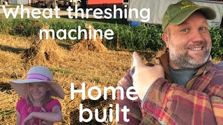 This Homemade Wheat Threshing Machine Will Change Your Life [upl. by Keiryt]