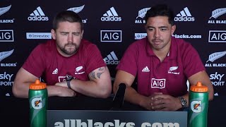 Dane Coles amp Anton LienertBrown  FULL  New Zealand Press Conference  Rugby News  RugbyPass [upl. by Neomah40]