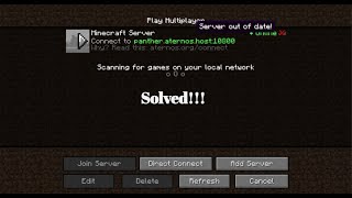 How to solve connection lost problem in aternos server Minecraft java edition Mr Minecrafter [upl. by Ahsan66]