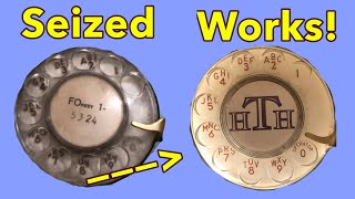 How to restore a seized rotary dial [upl. by Vescuso223]