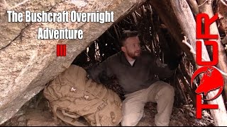 Real Bushcraft in a Winter Storm  The Bushcraft Overnight Adventure III [upl. by Hafeenah]