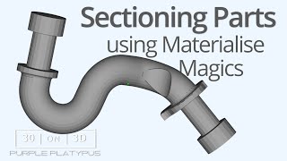 30 on 3D Sectioning Parts  Materialise Magics  Purple Platypus [upl. by Aksehcnarf]