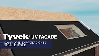 Installatie Tyvek® UV Facade extreem dampopen UV bestendige folie  Meuwissen Gerritsen [upl. by Albertson]