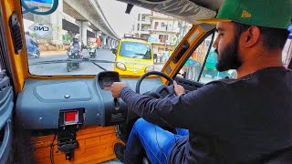 2023 Bajaj Qute Driving Review  On road presence road stability  power  gear music system [upl. by Anuait946]