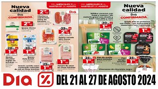 🆕 DIA  FOLLETO  SUPER DIA  OFERTAS Supermercado DIA  Folleto DIA 21 DE AGOSTO 2024 😎 [upl. by Adnarem614]