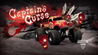 Monster Jam  Monster Jam Path of Destruction  Captains Curse Monster Truck Highlights [upl. by Alliehs70]