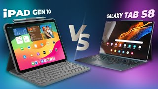 iPad Gen 10 vs Galaxy Tab S8  Số 1 tablet 10 triệu [upl. by Rheingold659]