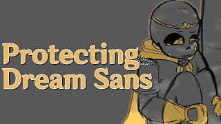 Protecting Dream Sans  Dreamtale Comic Dub [upl. by Hobbie]