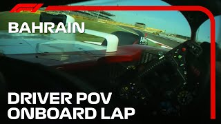 New Helmet Cam Ride Onboard with Zhou Guanyu  2022 Bahrain Grand Prix [upl. by Lenette332]