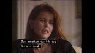 Belinda Carlisle  Interview by Swedish TV 1988 [upl. by Hayouqes]