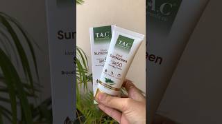 Sunscreen is must have🌿theayurvedacompany sunscreenskincarereviewunboxingshortsexplorefyp [upl. by Boesch]