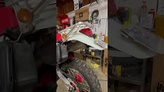 Tail tidy on a budget  XR650L  1994 adventurebike projectbike honda dirtbike [upl. by Lengel142]