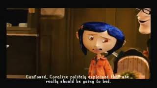 Coraline Full Bedtime Story Book PAL Pitched [upl. by Ahsinav]