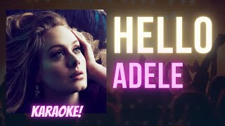 Hello  Adele Karaoke Songs With Lyrics  Original Key Sing Along [upl. by Marala]