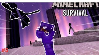 Minecraft Lets Play Part  5 Can we beat the boss [upl. by Nelyk]