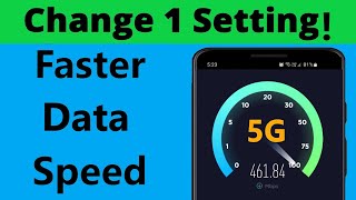 How to get Faster Mobile Data speed when you change a simple setting  Howotosolveit [upl. by Terrijo]