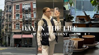 DAY IN MY LIFE AS A LAW STUDENT  uni vlog law school campus life [upl. by Stralka840]