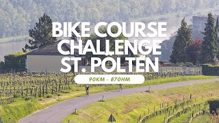 Bike course  Radstrecke Challenge St Pölten Triathlon [upl. by Lilian]