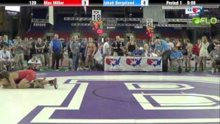 Cadet 120  Max Miller Idaho vs Jakob Bergeland Minnesota [upl. by Anaeda]