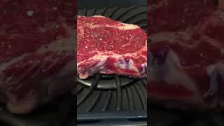 Perfect RIBEYE steak on ninja foodi grill [upl. by Nymrak947]