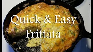 Quick Easy Frittata  Homestead Corner [upl. by Tiloine]