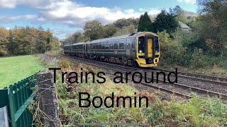 Trains around Bodmin 271024 [upl. by Ahso]