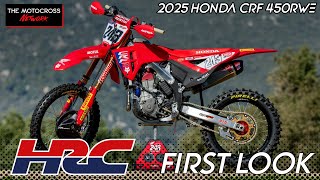 FIRST LOOK 2025 Honda HRC CRF450R Works Edition [upl. by Oigroig]