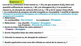 Exercice 3 Les réactions chimiques 2APIC [upl. by Hadlee41]